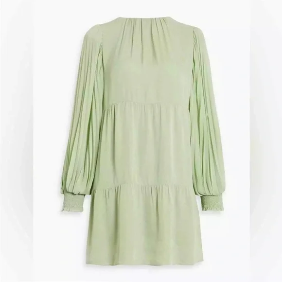 ALICE + OLIVIA Antoinette Pleated
Long Sleeve Dress Size Large - Picture 5 of 13